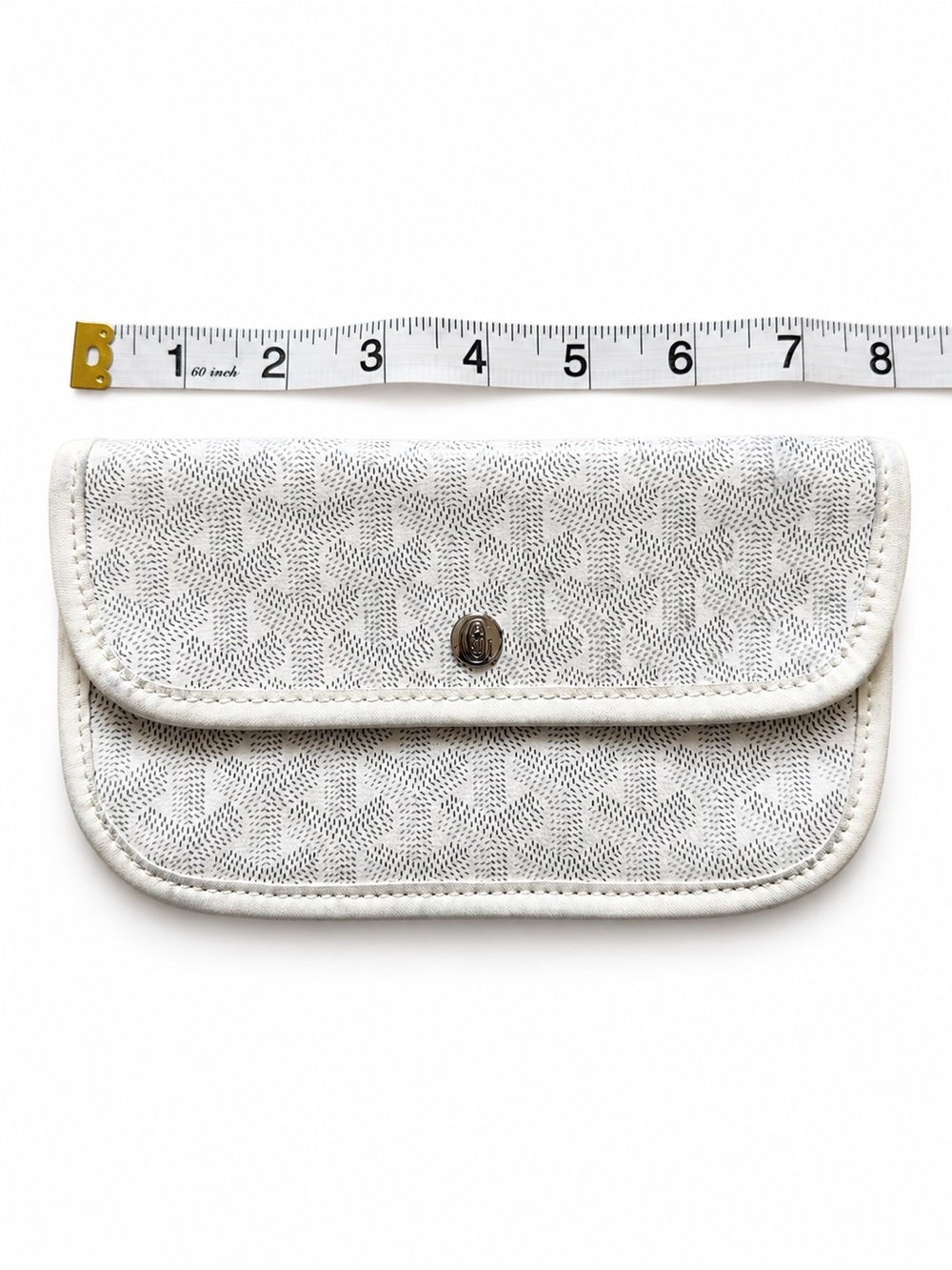 Goyard - Saint-Pierre Card Wallet/Pouch in white - Picture 8 of 9